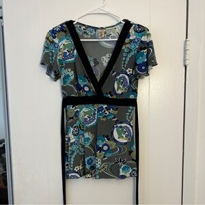 Y2K Top‎ Vintage Blouse Sexy Cute V Neck Babydoll Shirt Design